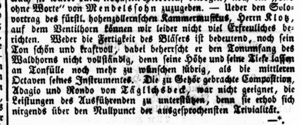 11 2 1854 Klotz Leipziger Tageblatt