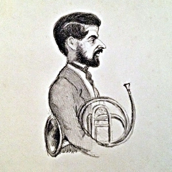 Der Hornist Eduard Pohle